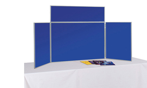 Our very popular tabletop display boards – choose from landscape or portrait orientation.